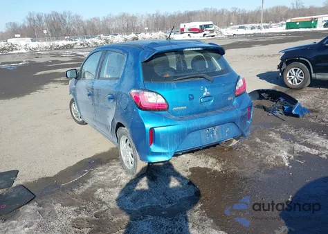 2022 Mitsubishi Mirage Es/Le z USA, uszkodzony, nr VIN ML32AUHJ1NH007996